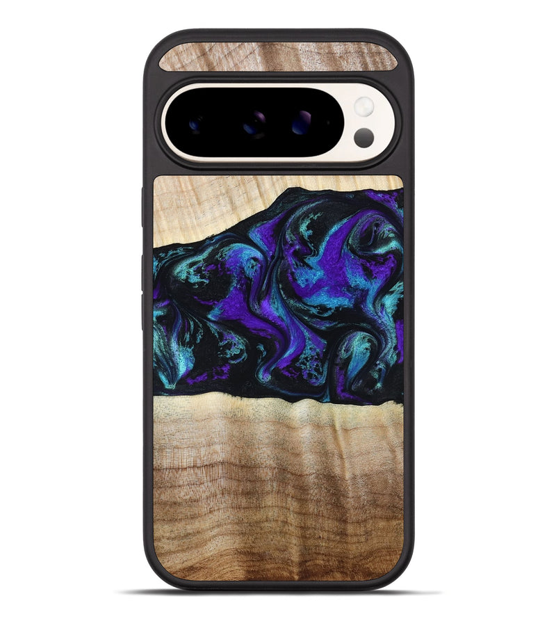 Pixel 10 Pro XL Wood Phone Case - Monroe (Purple, 809672)