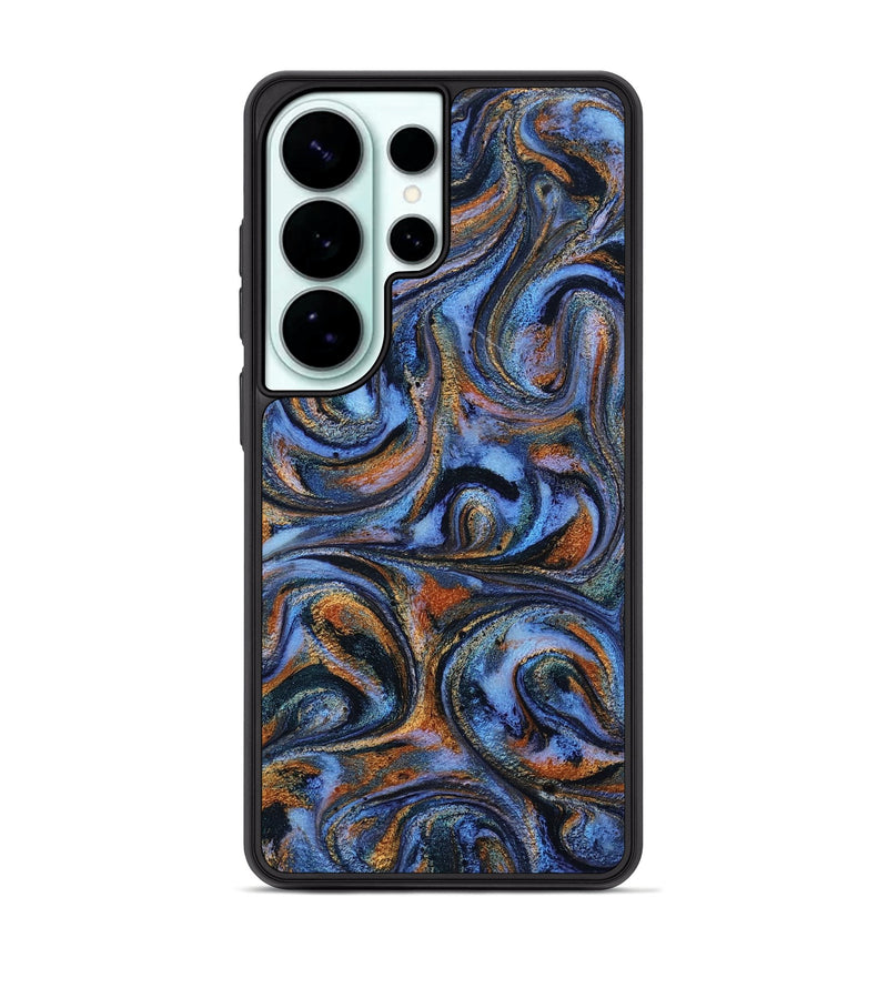 Galaxy S26 Ultra ResinArt Phone Case - Idella (Teal & Gold, 809683)
