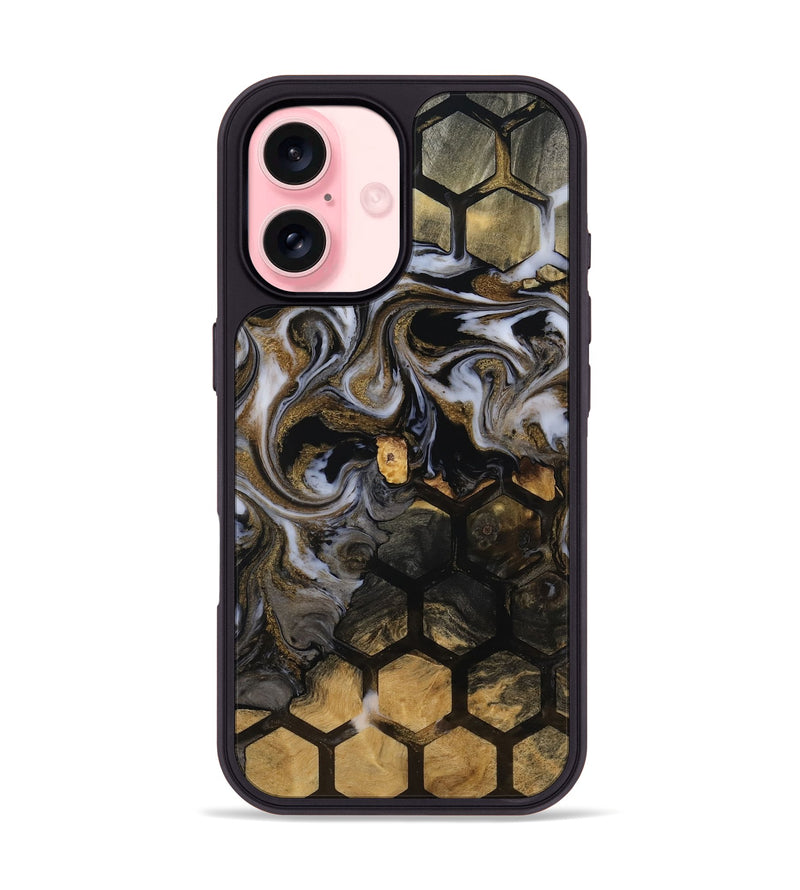 iPhone 16 Wood Phone Case - Terra (Pattern, 809698)