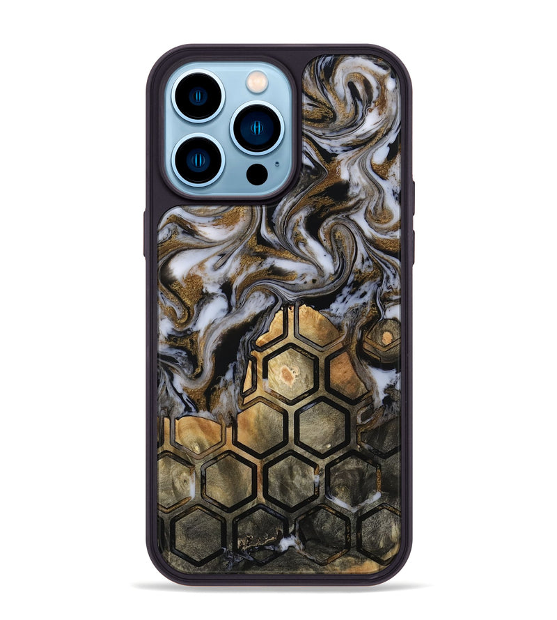 iPhone 14 Pro Max Wood Phone Case - Susie (Pattern, 809703)