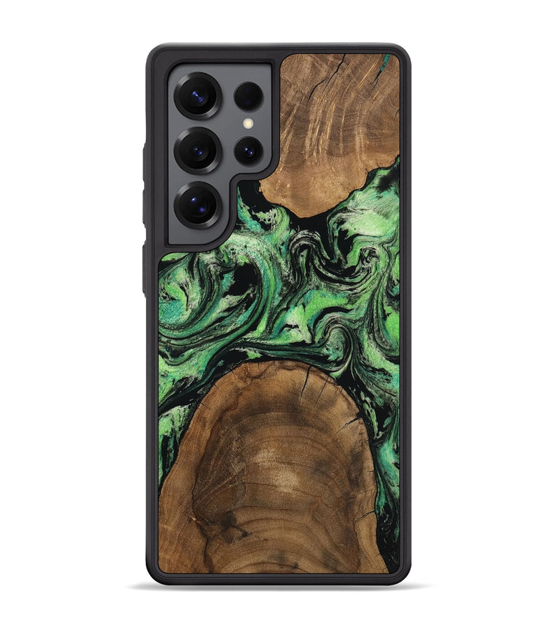 Galaxy S25 Ultra Wood Phone Case - Adan (Green, 809747)