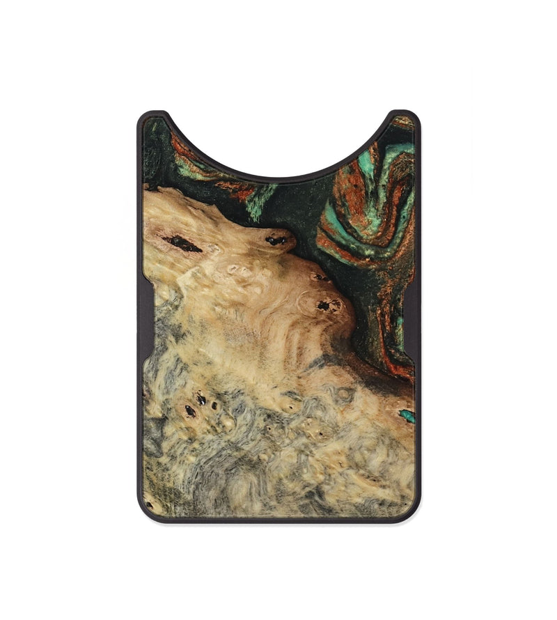 Alloy Wood Wallet - Erika (Green, 809748)