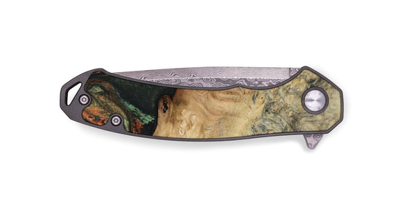 EDC Wood Pocket Knife - Erika (Green, 809748)