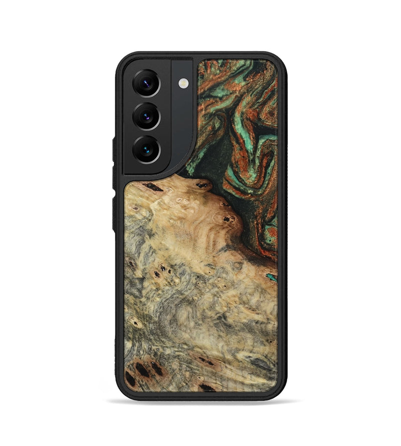 Galaxy S22 Wood Phone Case - Erika (Green, 809748)