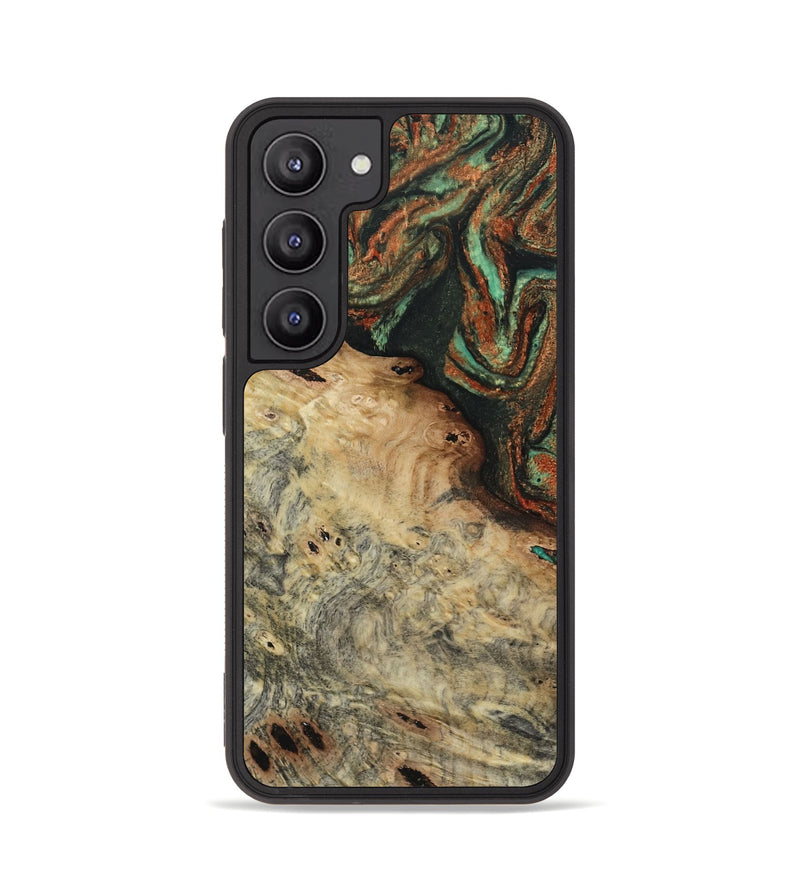 Galaxy S23 Wood Phone Case - Erika (Green, 809748)