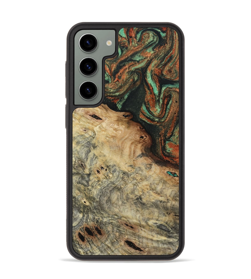 Galaxy S23 Plus Wood Phone Case - Erika (Green, 809748)