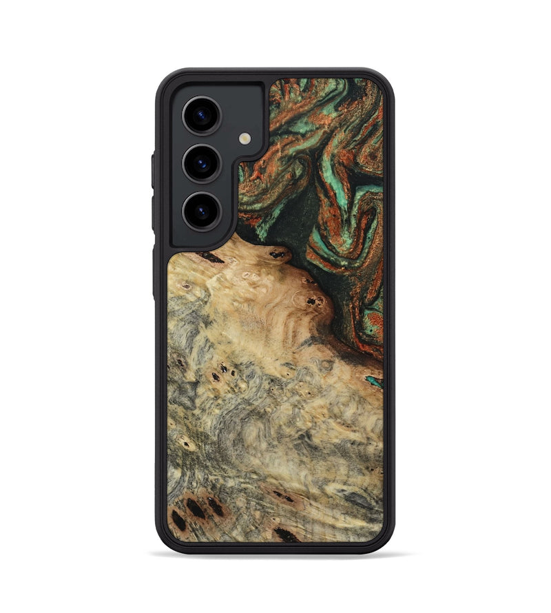 Galaxy S24 Wood Phone Case - Erika (Green, 809748)