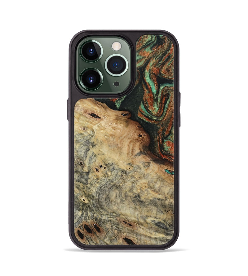 iPhone 13 Pro Wood Phone Case - Erika (Green, 809748)