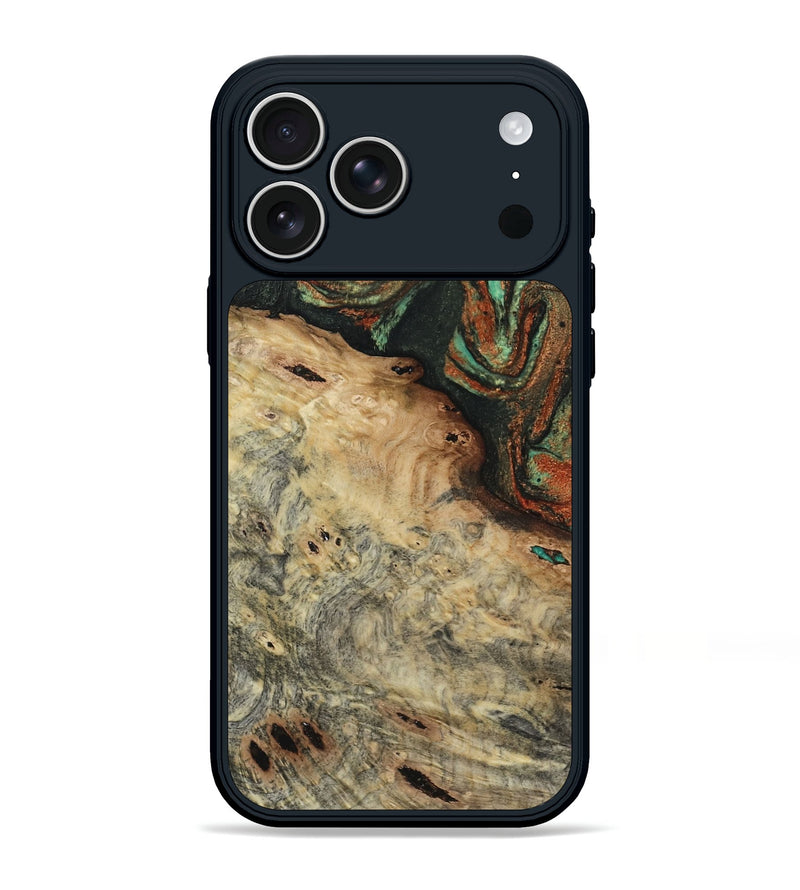 iPhone 17 Pro Max Wood Phone Case - Erika (Green, 809748)