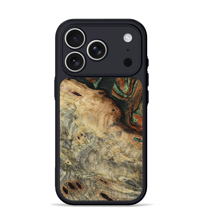 iPhone 17 Pro Wood Phone Case - Erika (Green, 809748)