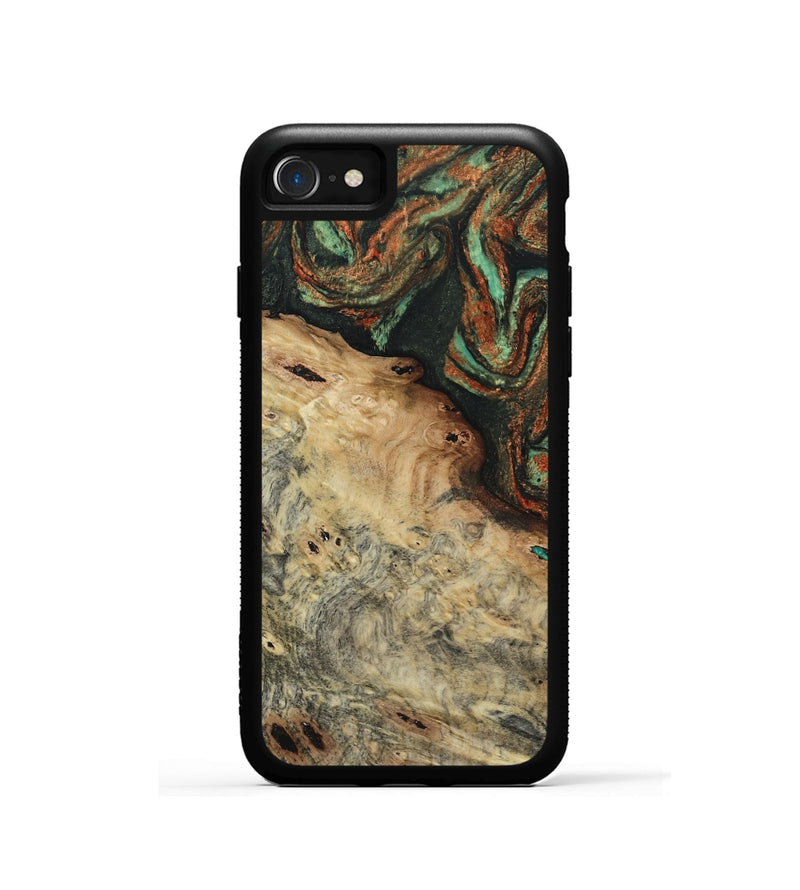 iPhone SE Wood Phone Case - Erika (Green, 809748)