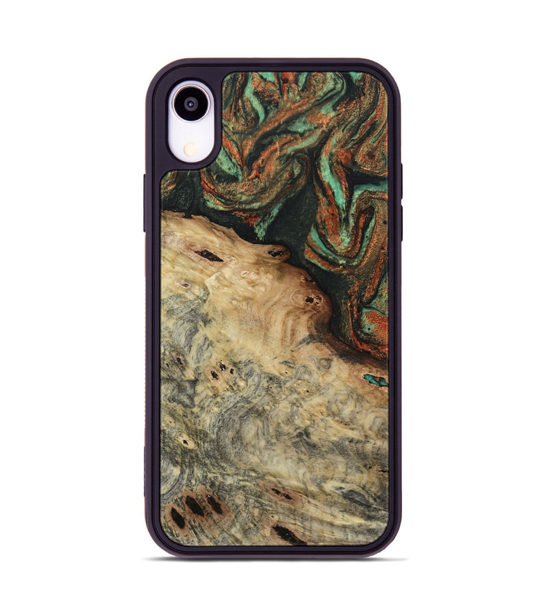 iPhone Xr Wood Phone Case - Erika (Green, 809748)