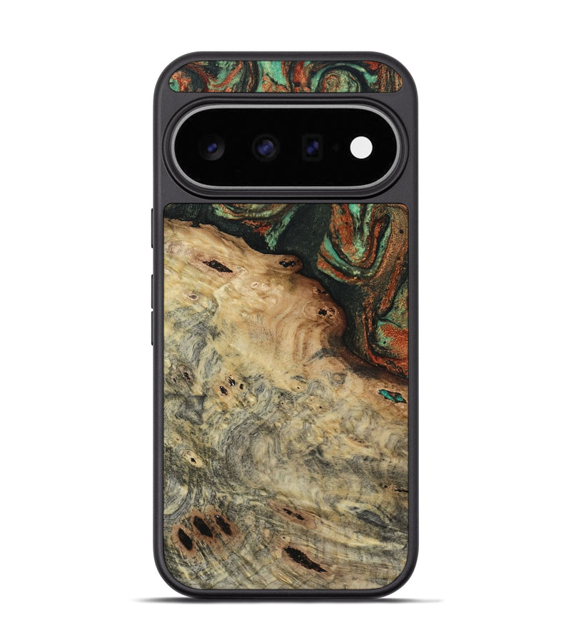 Pixel 11 Pro Wood Phone Case - Erika (Green, 809748)