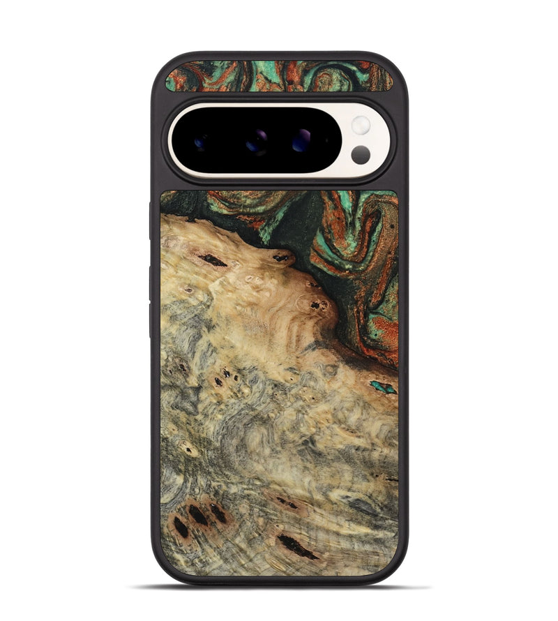 Pixel 9 Pro Wood Phone Case - Erika (Green, 809748)