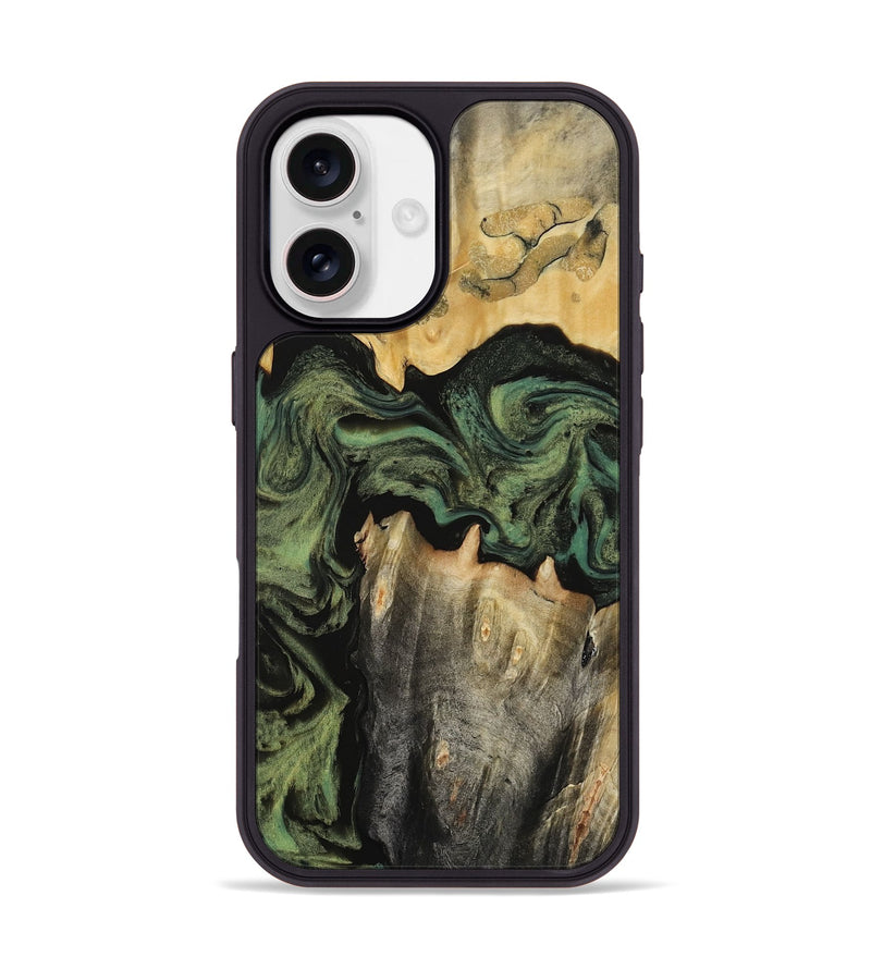 iPhone 17 Wood Phone Case - Rosella (Green, 809749)