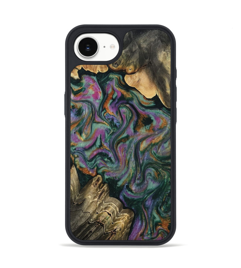 iPhone 16e Wood Phone Case - Devan (Green, 809750)