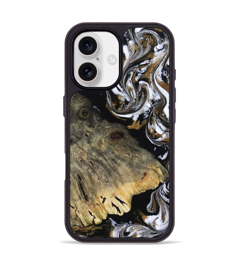 iPhone 17 Wood Phone Case - Veer (Black & White, 809754)