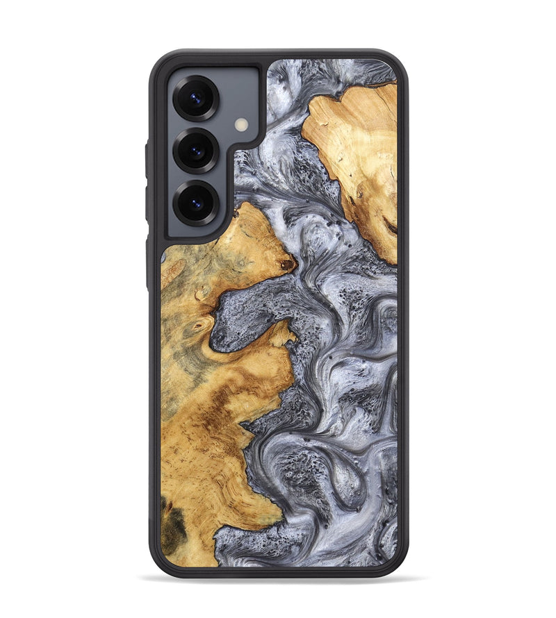 Galaxy S25 Plus Wood Phone Case - Mathew (Black & White, 809758)