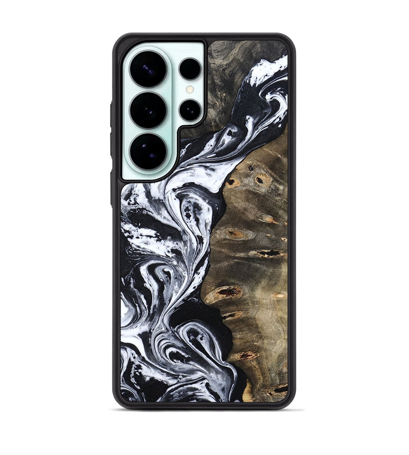 Galaxy S26 Ultra Wood Phone Case - Elyse (Black & White, 809761)