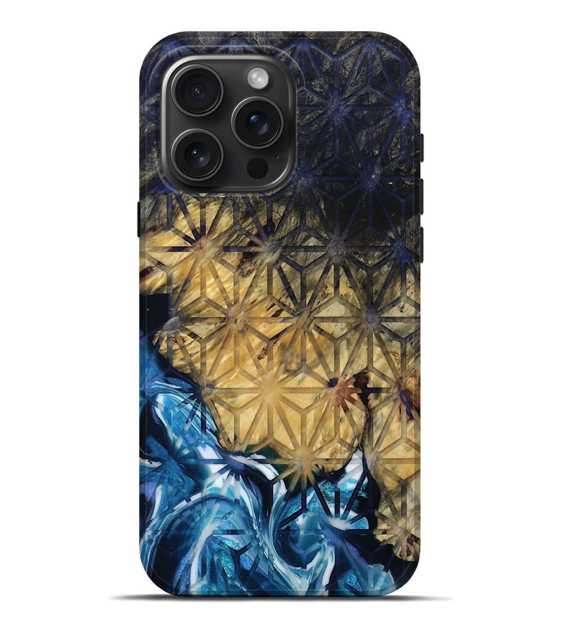 iPhone 16 Pro Max Wood Live Edge Phone Case - Nikita (Pattern, 809774)