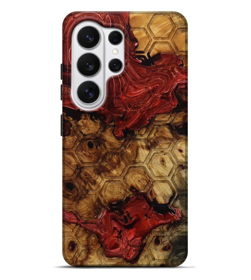 Galaxy S26 Ultra Wood Live Edge Phone Case - Pansy (Pattern, 809777)