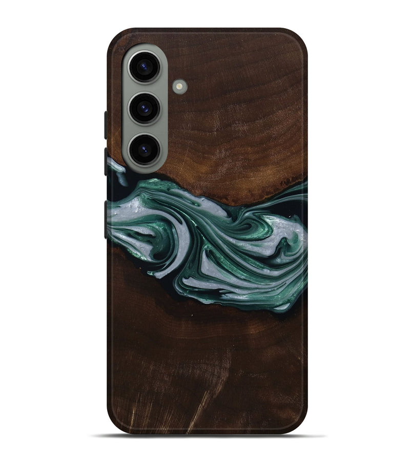 Galaxy S24 Plus Wood Live Edge Phone Case - Milan (Green, 809790)