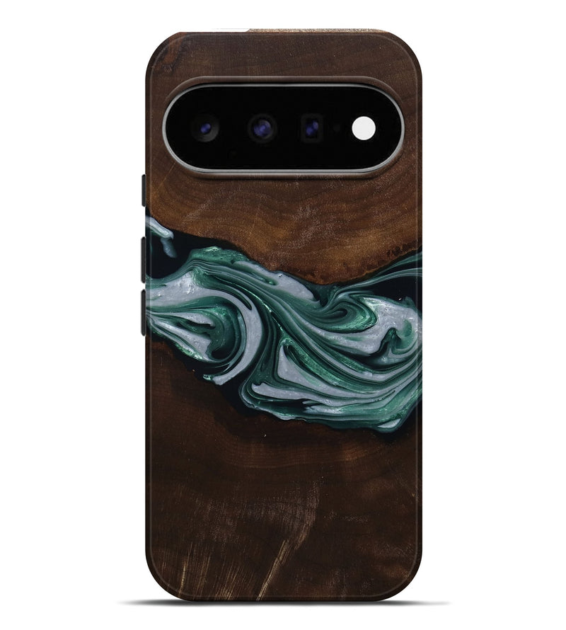 Pixel 11 Pro XL Wood Live Edge Phone Case - Milan (Green, 809790)