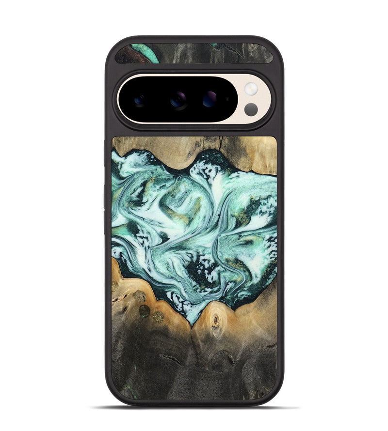 Pixel 10 Pro Wood Phone Case - Bonny (Green, 809802)