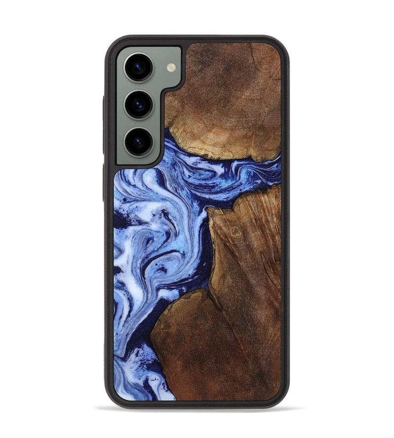 Galaxy S23 Plus Wood Phone Case - Kellie (Blue, 809828)