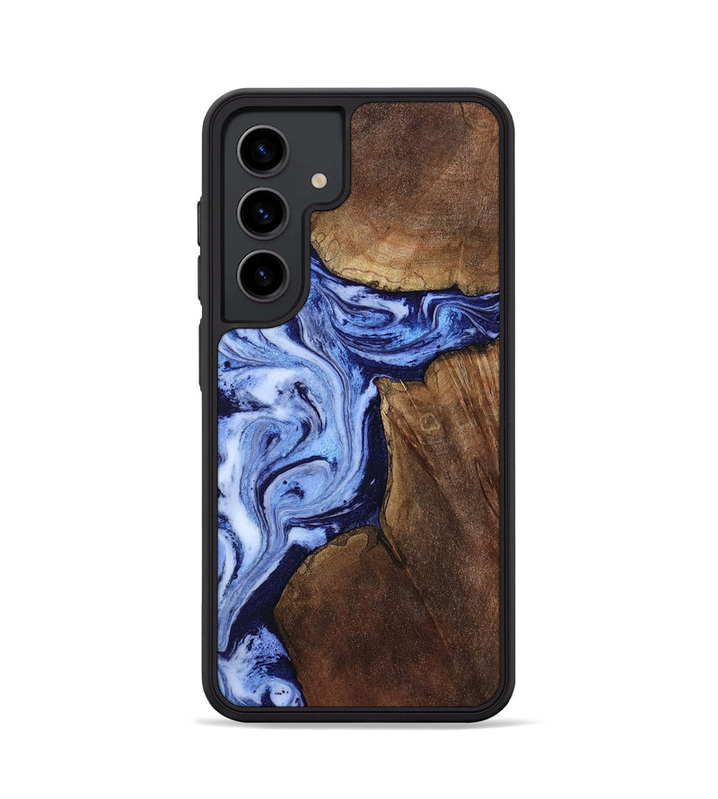 Galaxy S24 Wood Phone Case - Kellie (Blue, 809828)