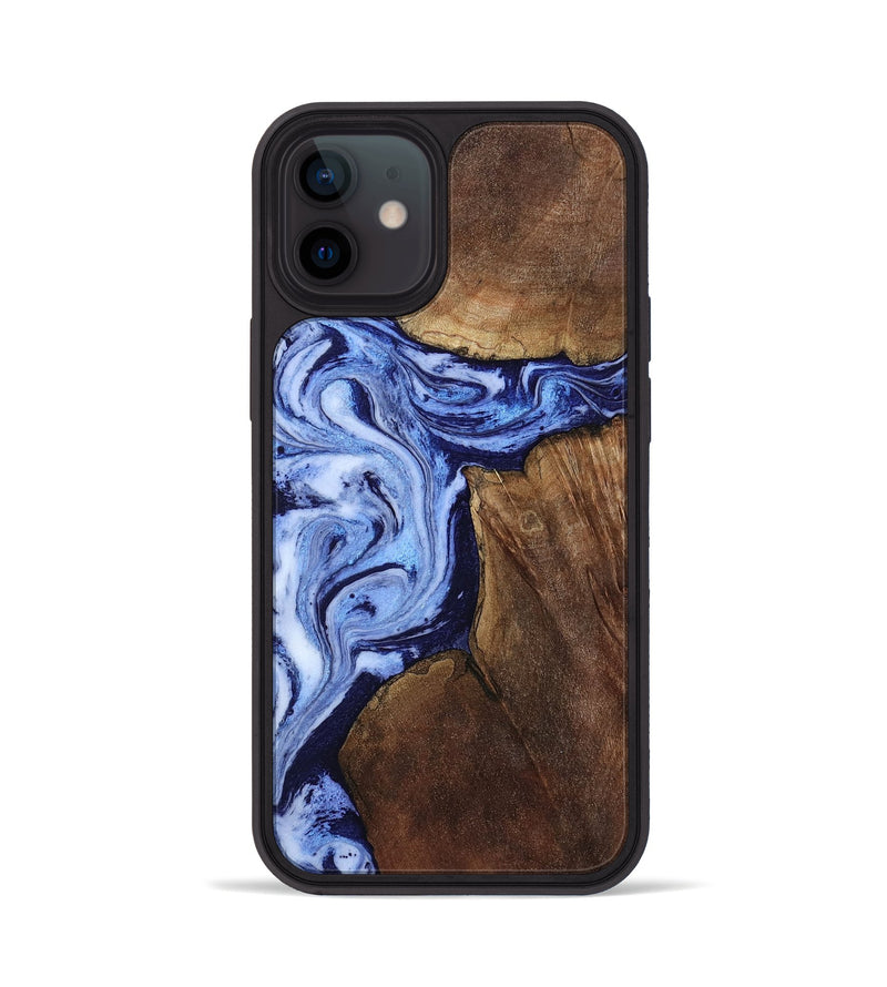 iPhone 12 Wood Phone Case - Kellie (Blue, 809828)