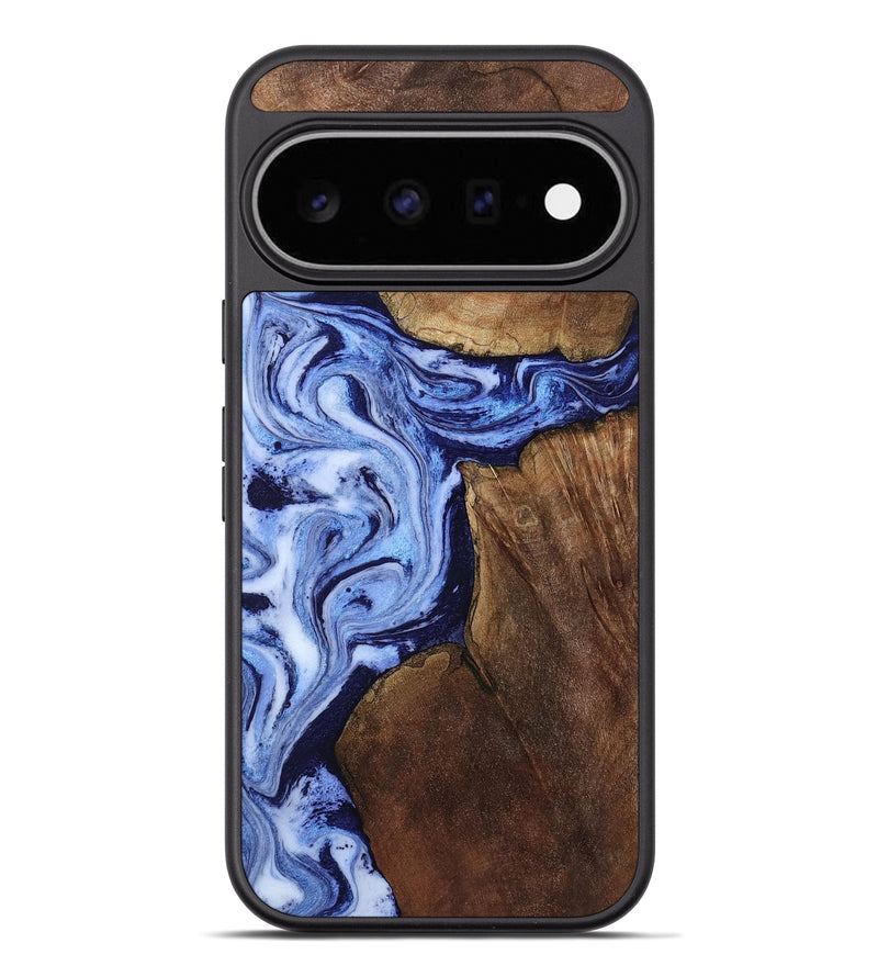 Pixel 11 Pro XL Wood Phone Case - Kellie (Blue, 809828)