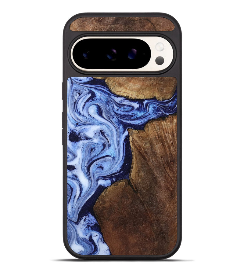 Pixel 9 Pro XL Wood Phone Case - Kellie (Blue, 809828)