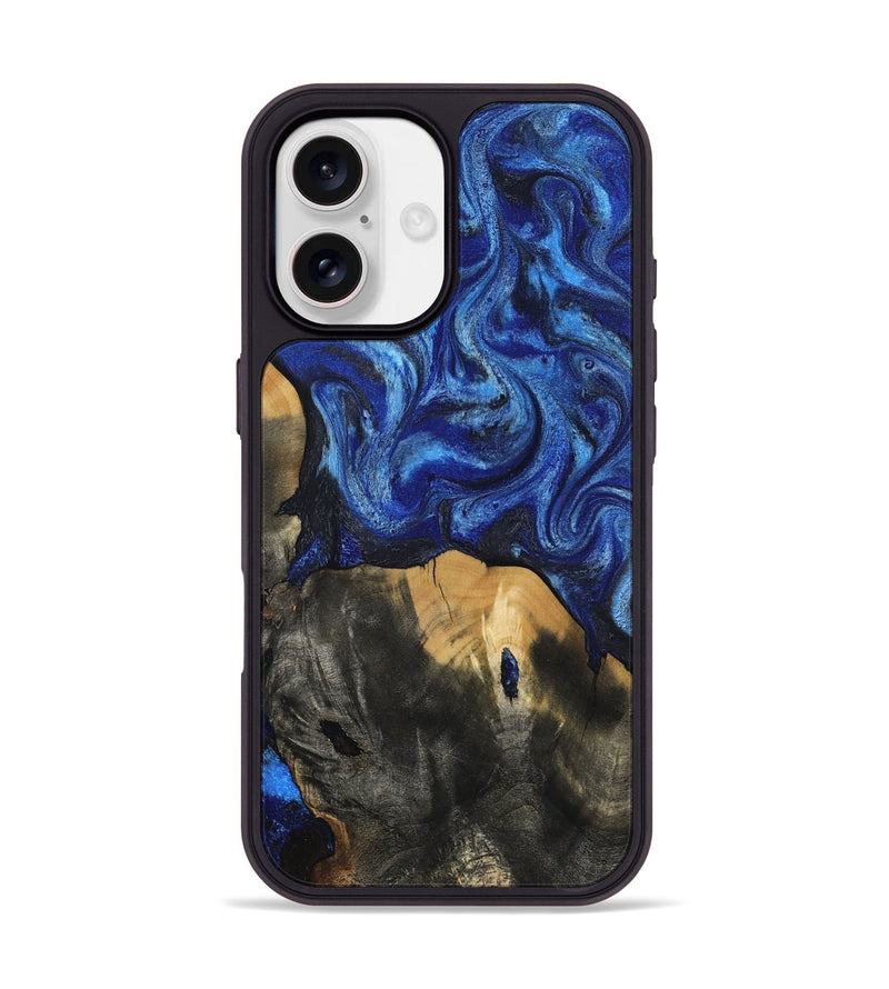 iPhone 17 Wood Phone Case - Breonna (Blue, 809829)