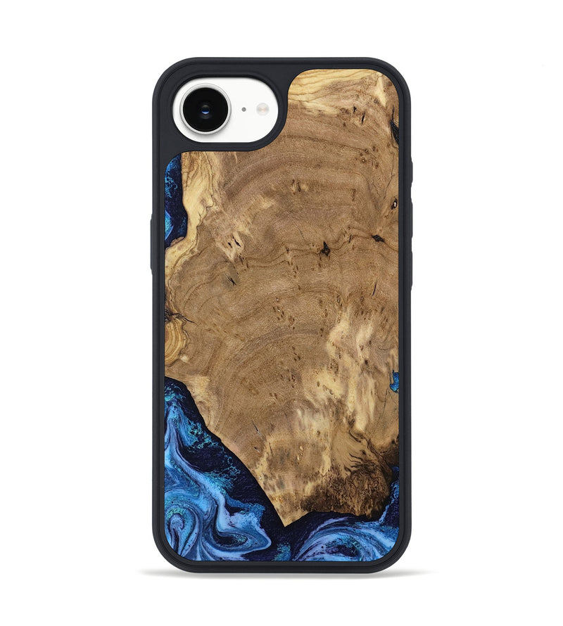 iPhone 16e Wood Phone Case - Jireh (Blue, 809830)