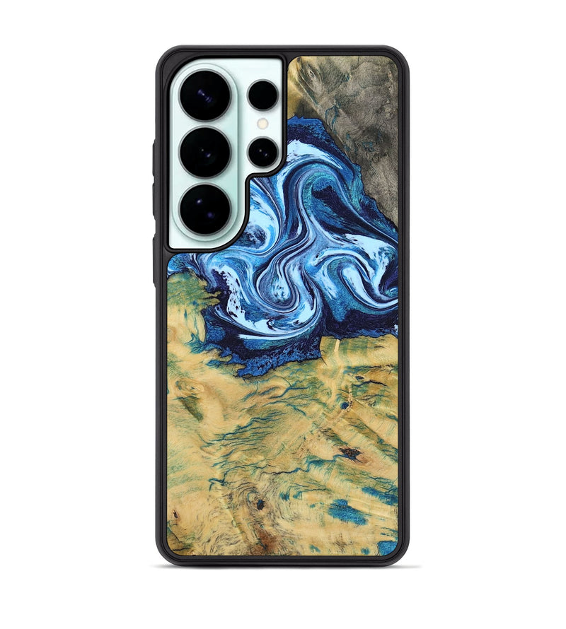Galaxy S26 Ultra Wood Phone Case - Cleta (Blue, 809833)