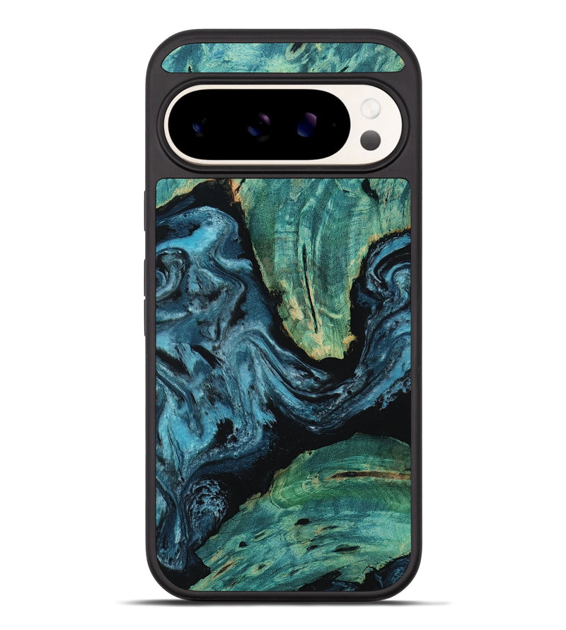 Pixel 10 Pro XL Wood Phone Case - Rene (Blue, 809835)