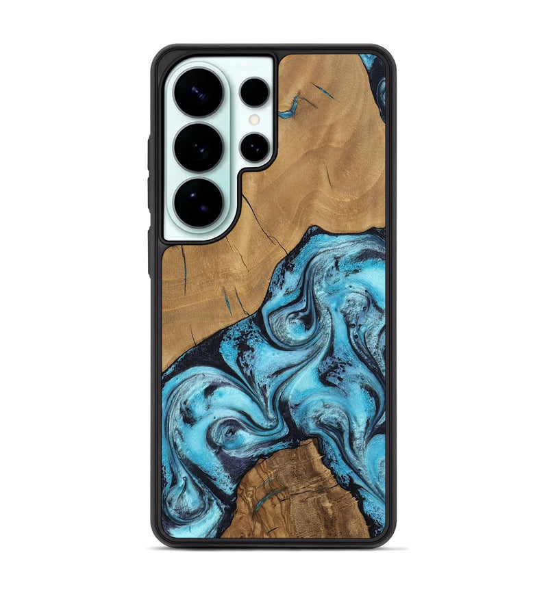 Galaxy S26 Ultra Wood Phone Case - Nelle (Blue, 809837)
