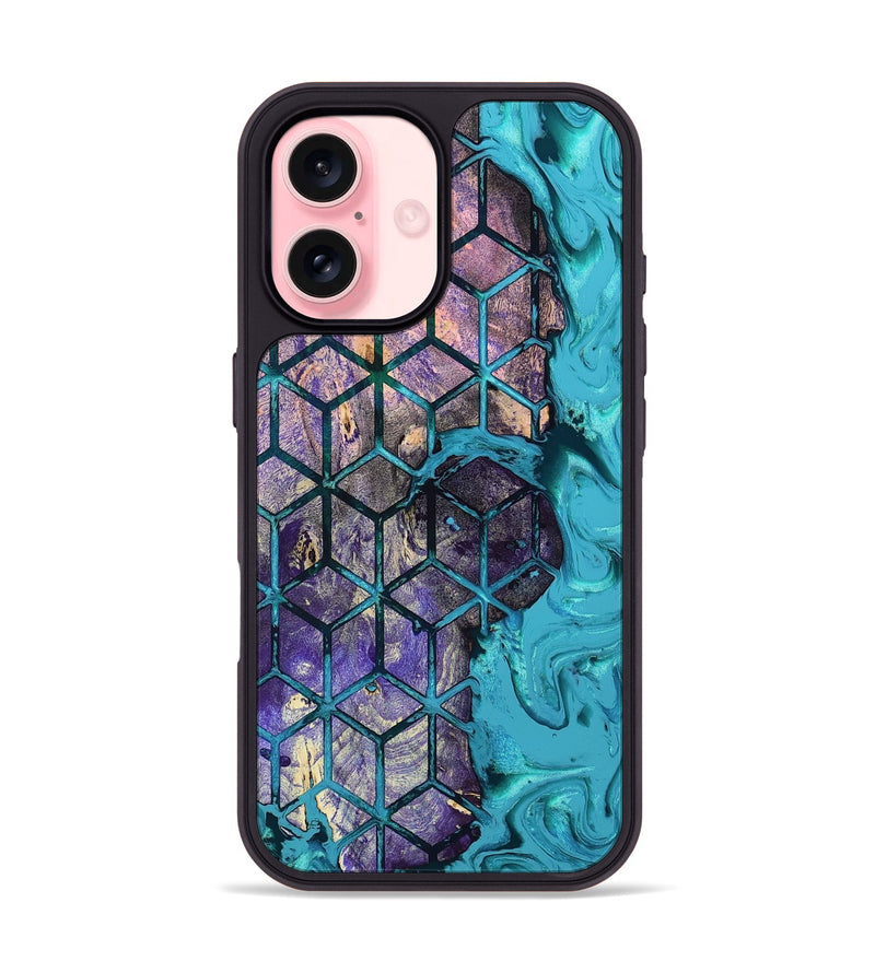 iPhone 16 Wood Phone Case - Zona (Pattern, 809886)