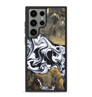 Galaxy S23 Ultra Wood Phone Case - Lorrie (Black & White, 809894)