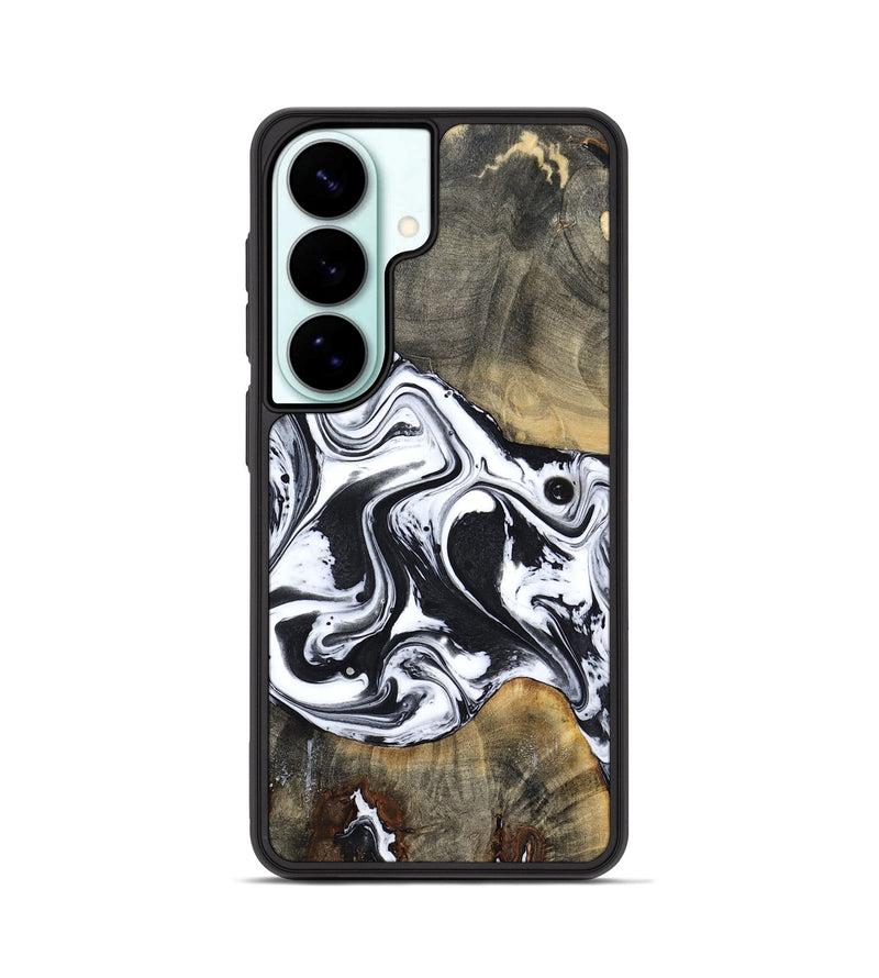 Galaxy S26 Wood Phone Case - Lorrie (Black & White, 809894)