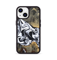 iPhone 13 Wood Phone Case - Lorrie (Black & White, 809894)