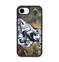 iPhone 16e Wood Phone Case - Lorrie (Black & White, 809894)