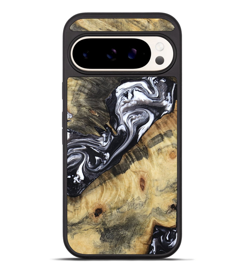 Pixel 10 Pro XL Wood Phone Case - Sammie (Black & White, 809896)