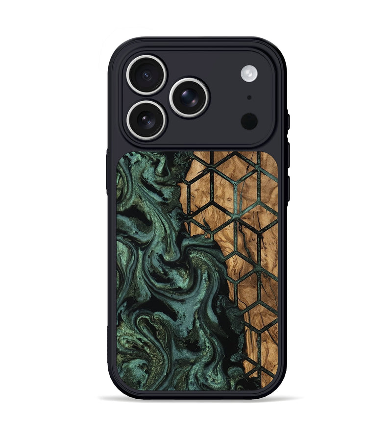 iPhone 17 Pro Wood Phone Case - Tera (Pattern, 809911)