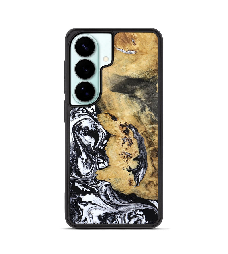 Galaxy S26 Wood Phone Case - Kyren (Black & White, 809927)