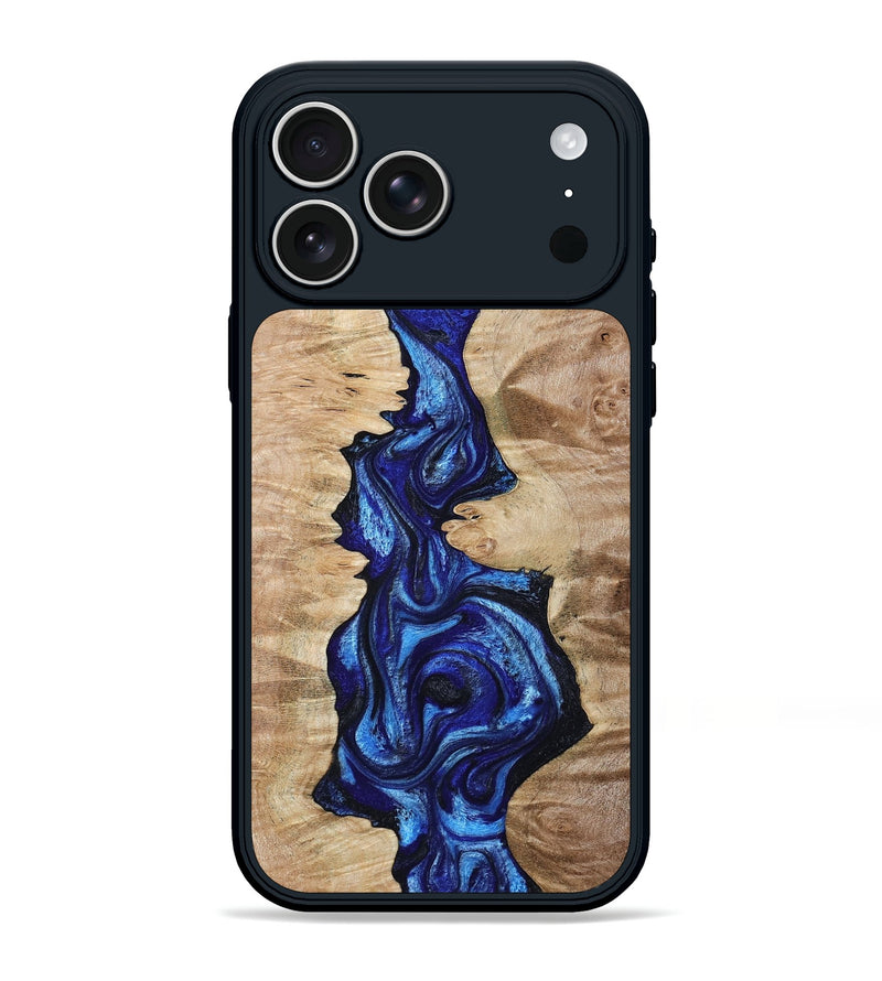 iPhone 17 Pro Max Wood Phone Case - Dana (Blue, 809936)