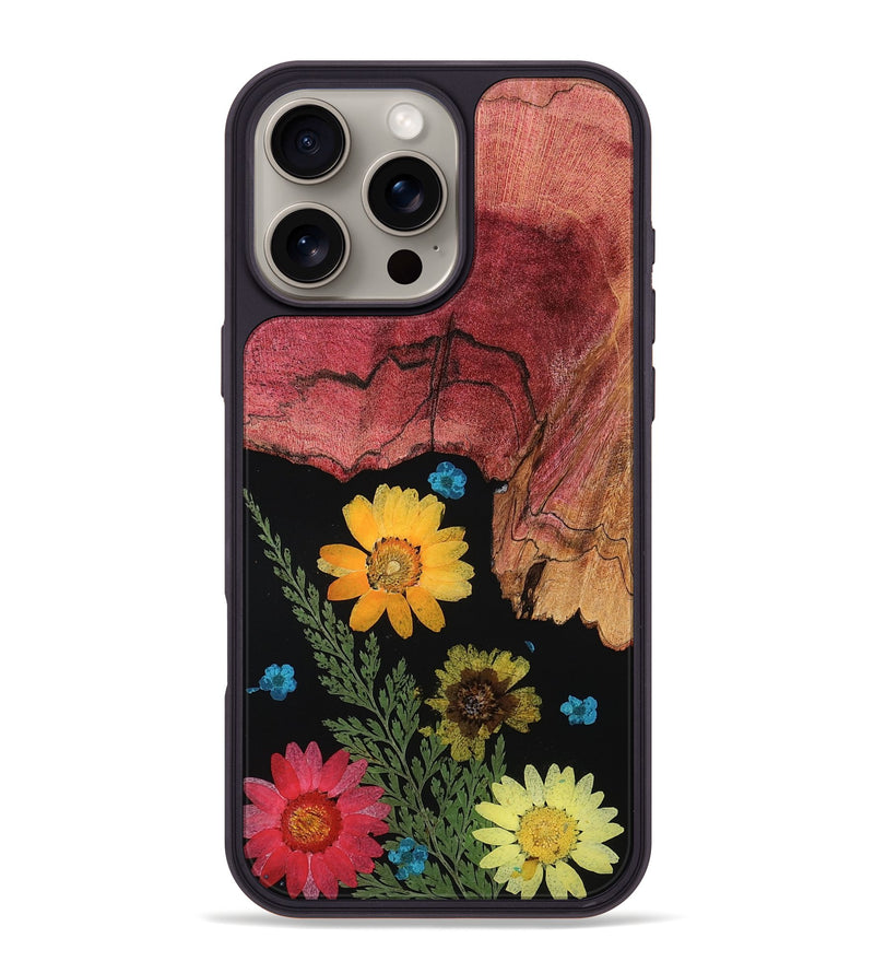 iPhone 16 Pro Max Wood Phone Case - Cassius (Bloom, 810049)