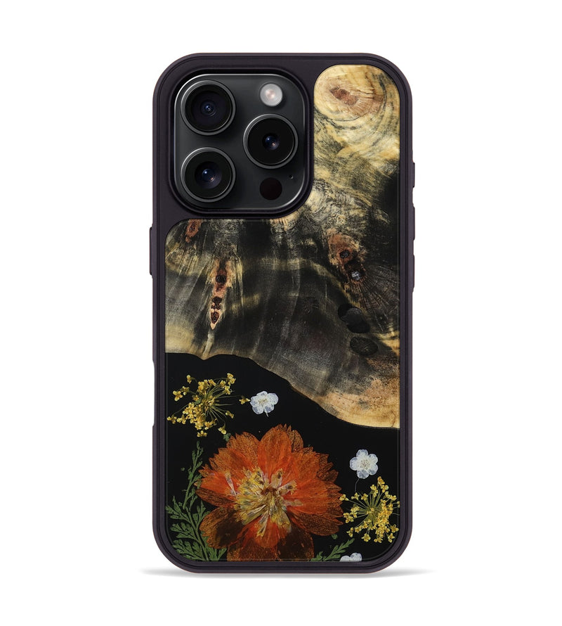iPhone 16 Pro Wood Phone Case - Freeman (Bloom, 810065)