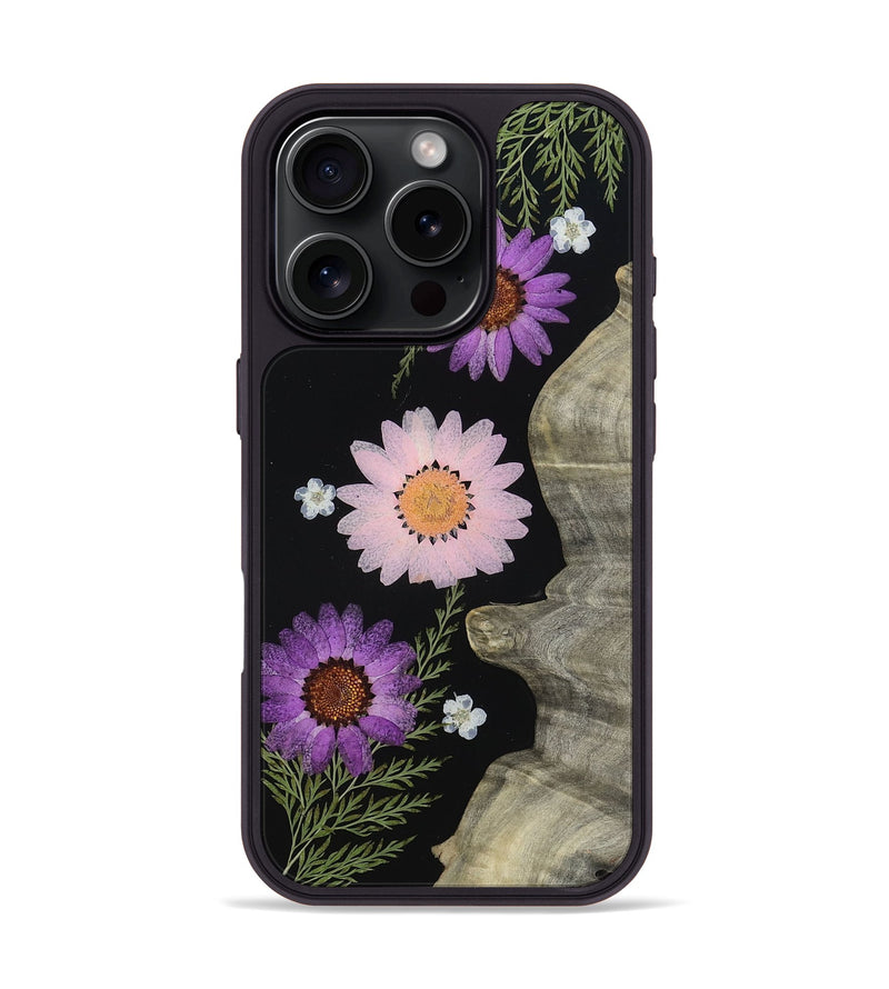 iPhone 16 Pro Wood Phone Case - Edd (Bloom, 810116)